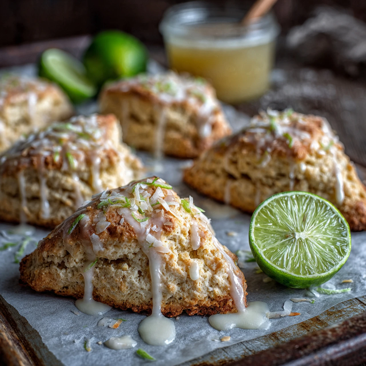 Coconut Scones With Lime Coconut Scones Lime
