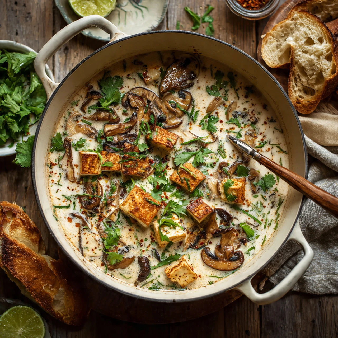 Creamy Coconut Thai Soup Delight