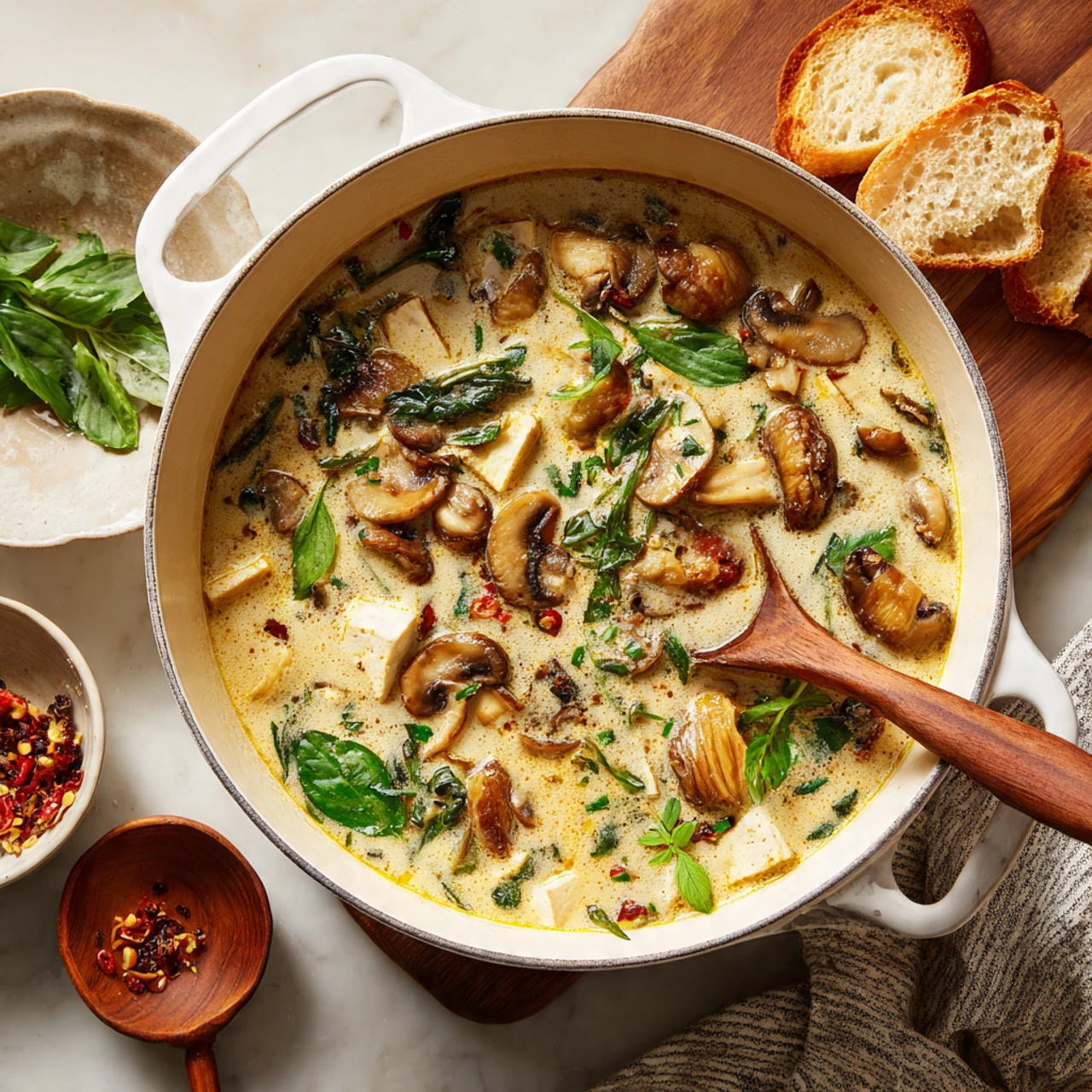 Creamy Coconut Thai Soup Delight Creamy Coconut Thai Soup Delight