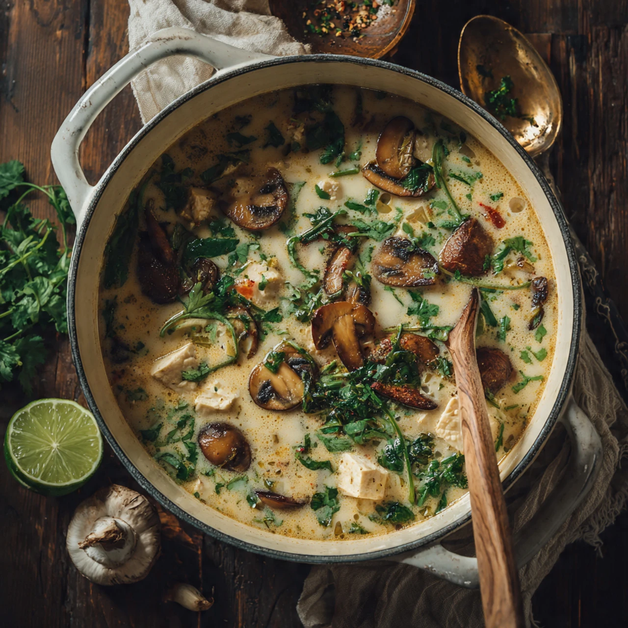 Creamy Coconut Thai Soup Delight Creamy Coconut Thai Soup Delight