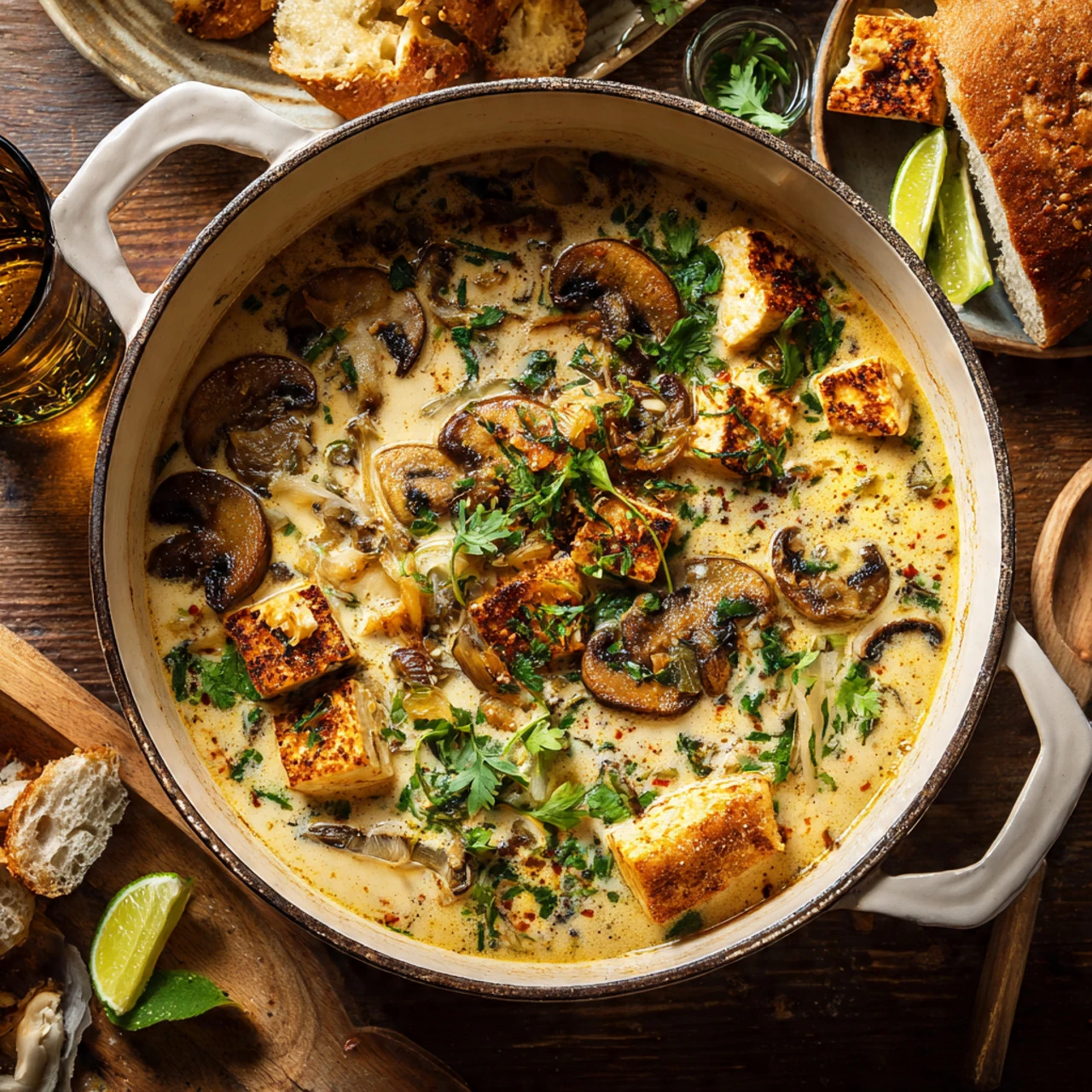 Creamy Coconut Thai Soup Delight Creamy Coconut Thai Soup Delight