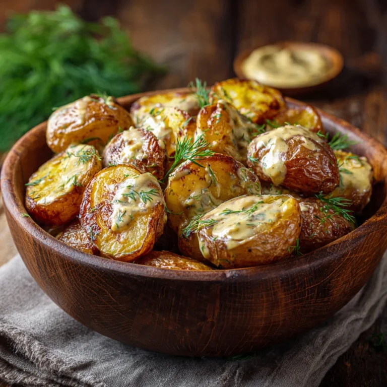 Creamy Mustard Roasted Potatoes Creamy Mustard Roasted Potatoes
