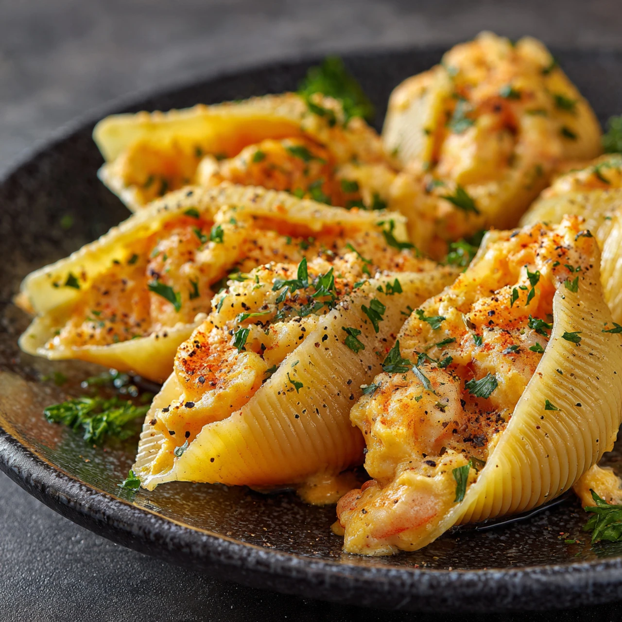 Creamy Seafood Stuffed Shells - Snack On Meat Creamy Seafood Stuffed Shells Snack Meat