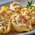 Creamy Seafood Stuffed Shells - Snack On Meat Creamy Seafood Stuffed Shells Snack Meat