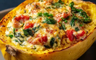 Creamy Tomato Spaghetti Squash