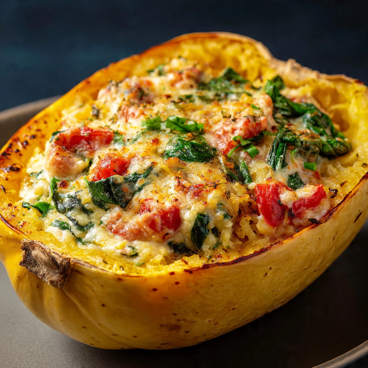 Creamy Tomato Spaghetti Squash