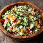 CUCUMBER LEMON FETA CHEESE COUSCOUS SALAD Cucumber Lemon Feta Cheese Couscous Salad