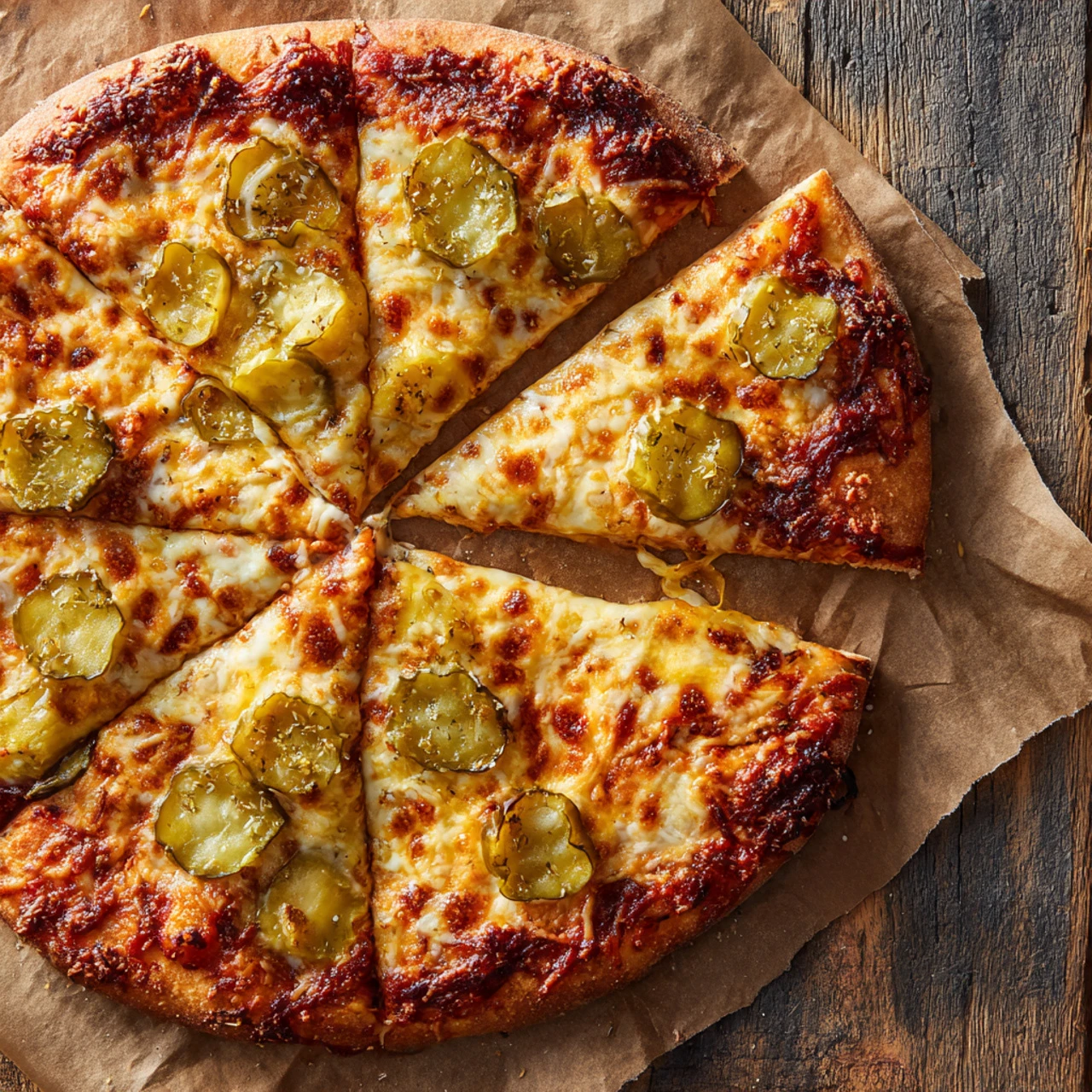 Dill Pickle And Garlic Pizza Dill Pickle Garlic Pizza