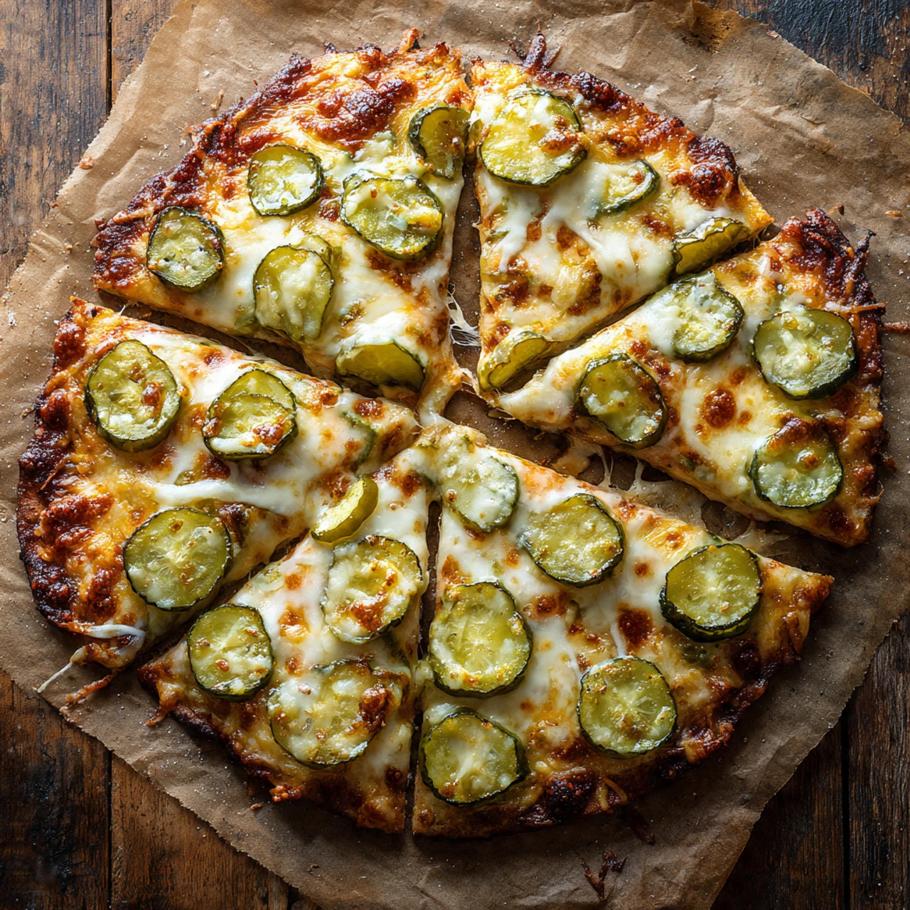Dill Pickle And Garlic Pizza Dill Pickle Garlic Pizza