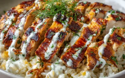 Dump-and-Bake Chicken Tzatziki Casserole