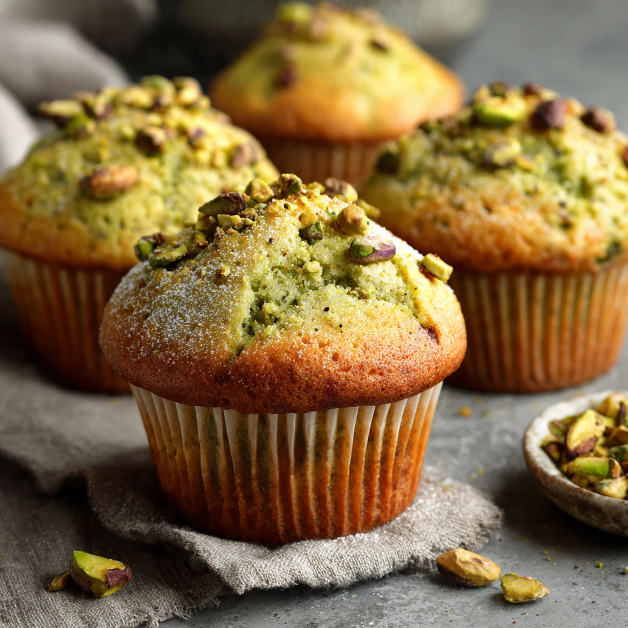 Easy Bakery Style Pistachio Muffins Bakery Style Pistachio Muffins