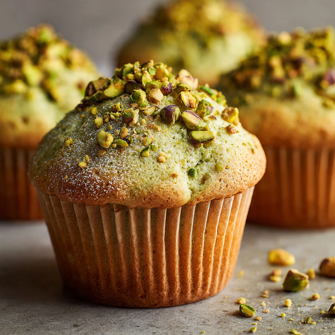 Easy Bakery Style Pistachio Muffins Bakery Style Pistachio Muffins