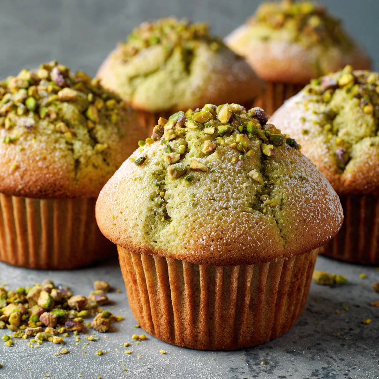 Easy Bakery Style Pistachio Muffins Bakery Style Pistachio Muffins