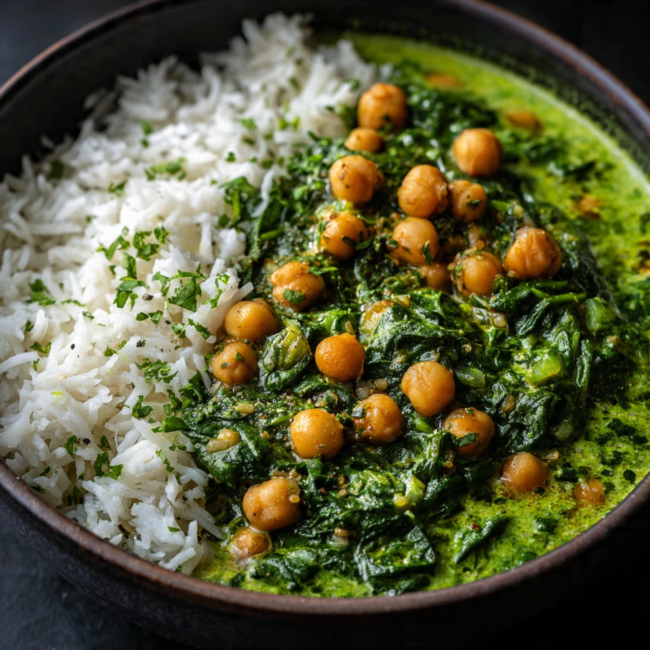 Easy & Delicious Restaurant-style Saag Chana Delicious Restaurantstyle Saag Chana