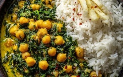 Easy & Delicious Restaurant-style Saag Chana