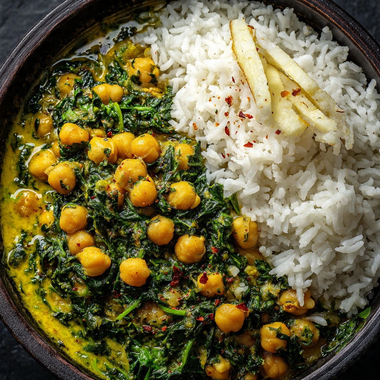 Easy & Delicious Restaurant-style Saag Chana