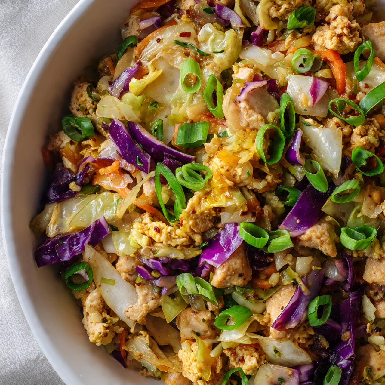 Egg Roll Bowls With Chicken And Cabbage Egg Roll Bowls Chicken Cabbage