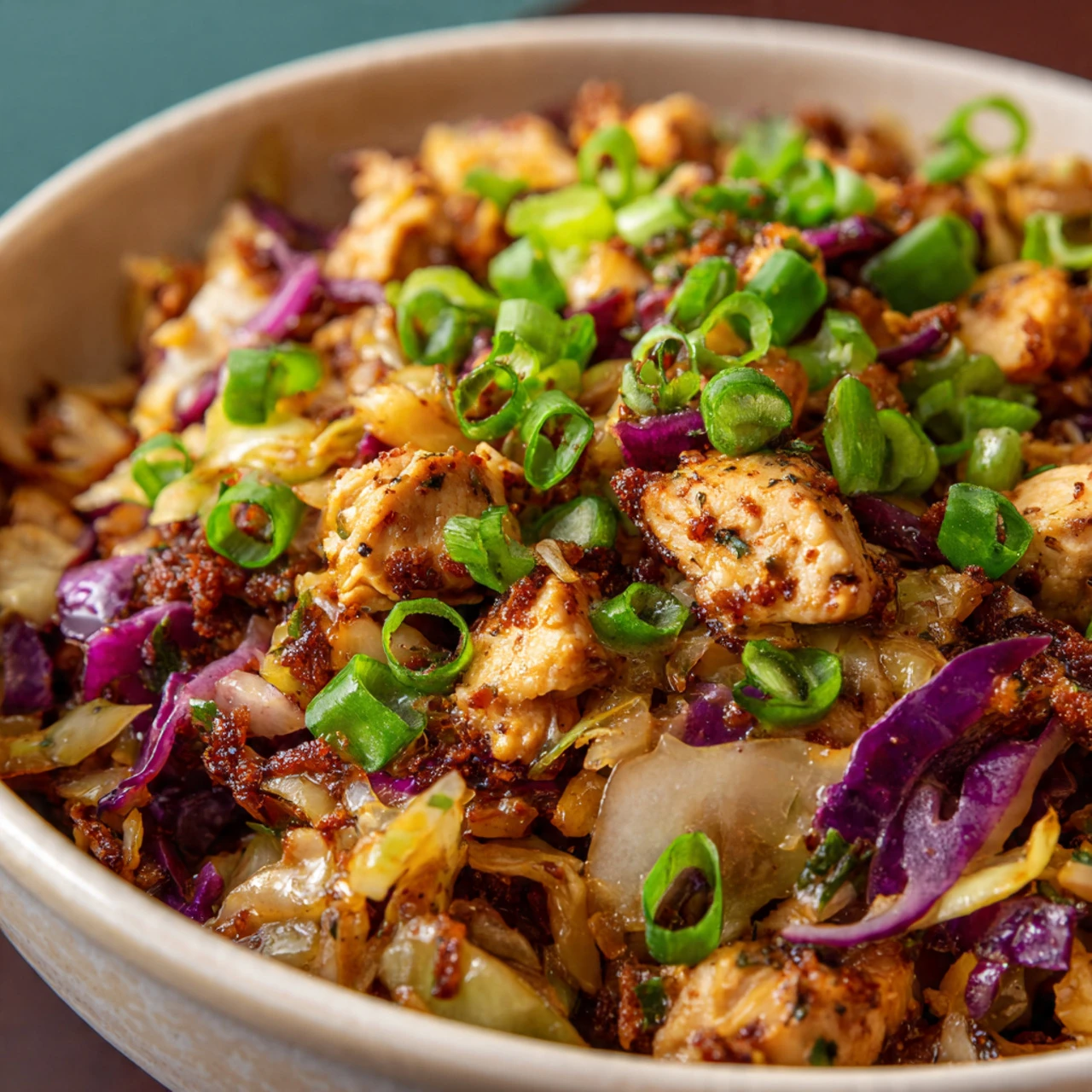 Egg Roll Bowls With Chicken And Cabbage Egg Roll Bowls Chicken Cabbage
