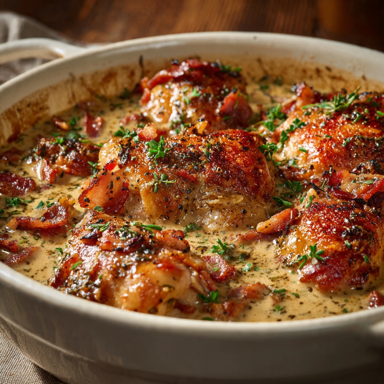 FRENCH CHICKEN CASSEROLE A LA NORMANDE French Chicken Casserole Normande