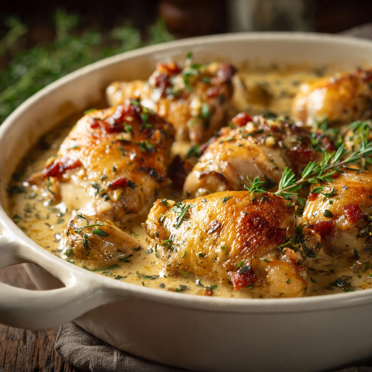 FRENCH CHICKEN CASSEROLE A LA NORMANDE French Chicken Casserole Normande