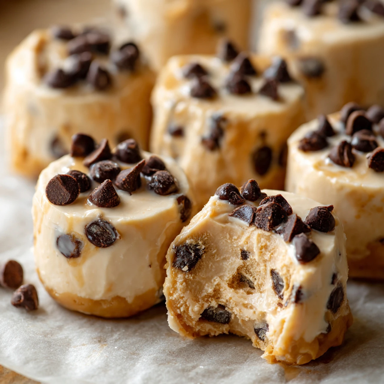 Frozen Greek Yogurt Peanut Butter Bites - Healthy Freezer-Friendly Snack Delight Frozen Greek Yogurt Peanut Butter Bites