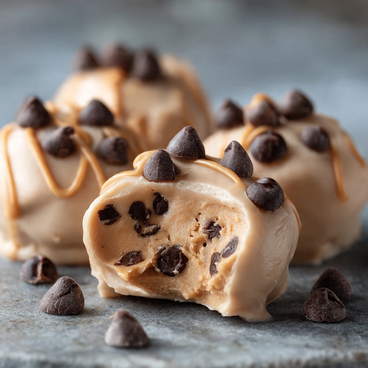 Frozen Greek Yogurt Peanut Butter Bites - Healthy Freezer-Friendly Snack Delight Frozen Greek Yogurt Peanut Butter Bites