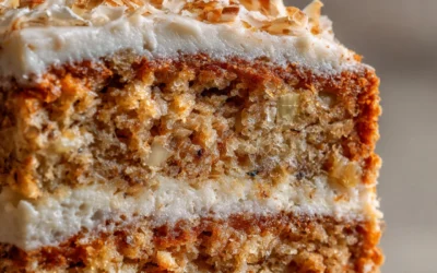 Healthy Breakfast Oatmeal Apple Cake (Flourless)