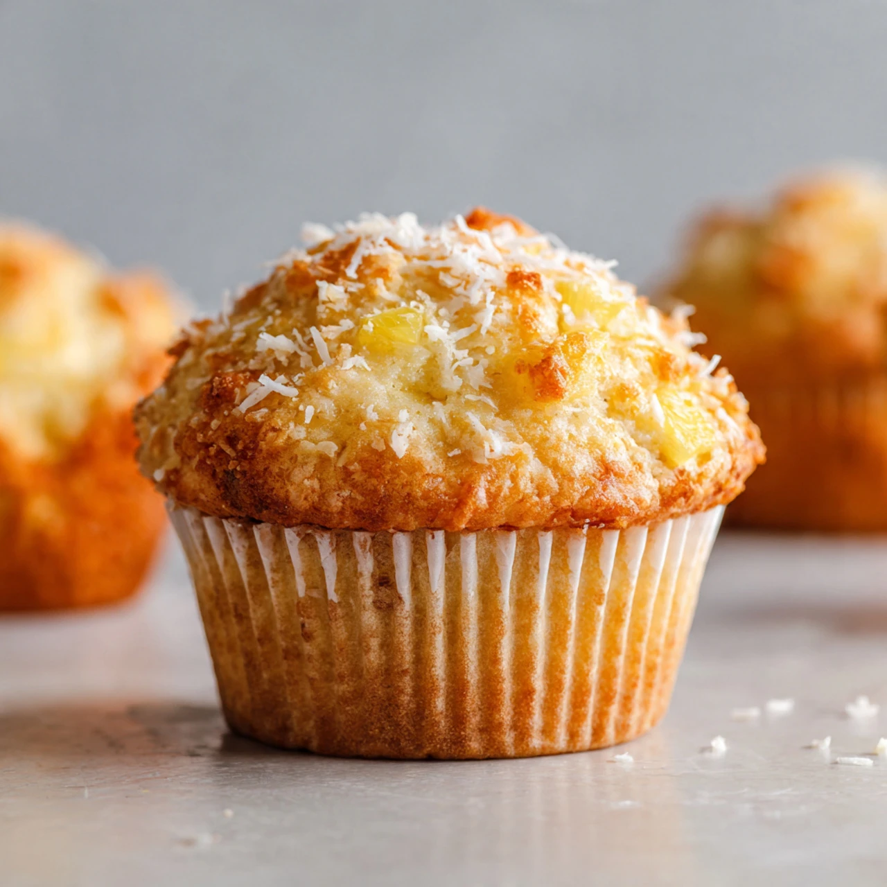 Healthy Coconut And Pineapple Cottage Cheese Muffins Healthy Coconut Pineapple Cottage Cheese Muffins