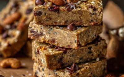 Healthy Granola Cookie Dough Bars