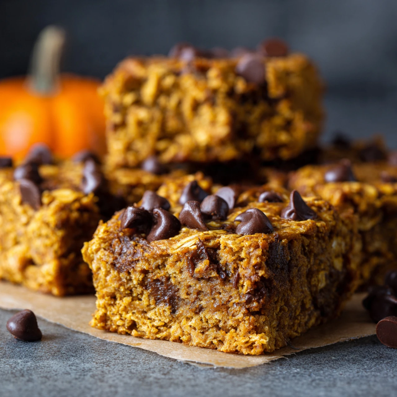 Healthy Pumpkin Oatmeal Bars (Fluffy & Moist) Healthy Pumpkin Oatmeal Bars Fluffy Moist