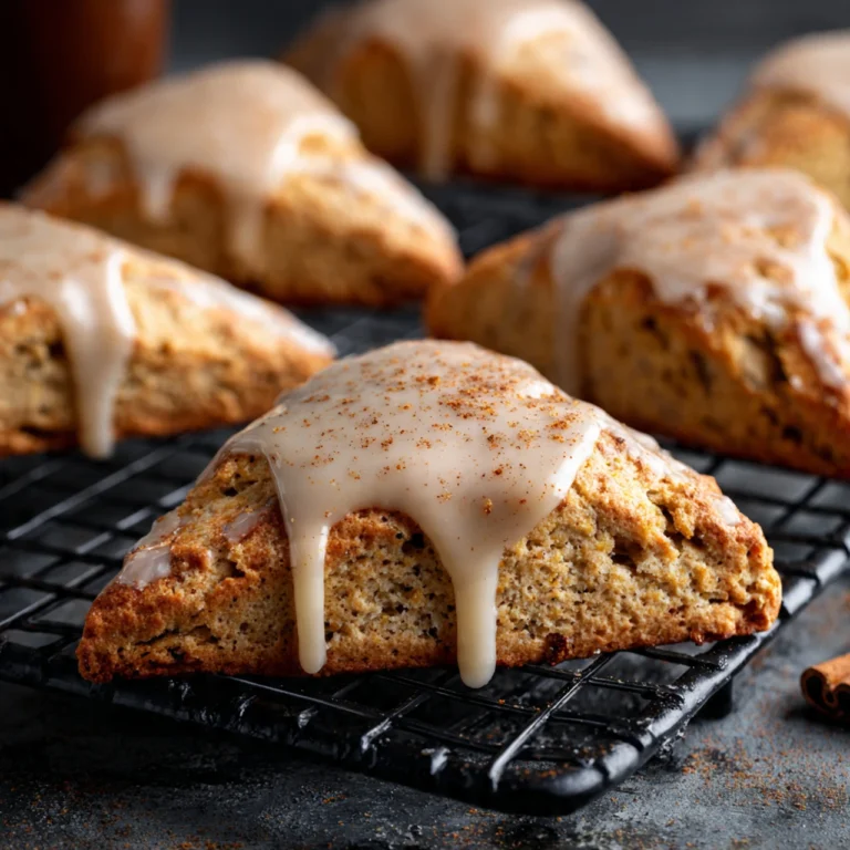 Homemade Chai Scones With Maple Chai Glaze Homemade Chai Scones Maple Glaze