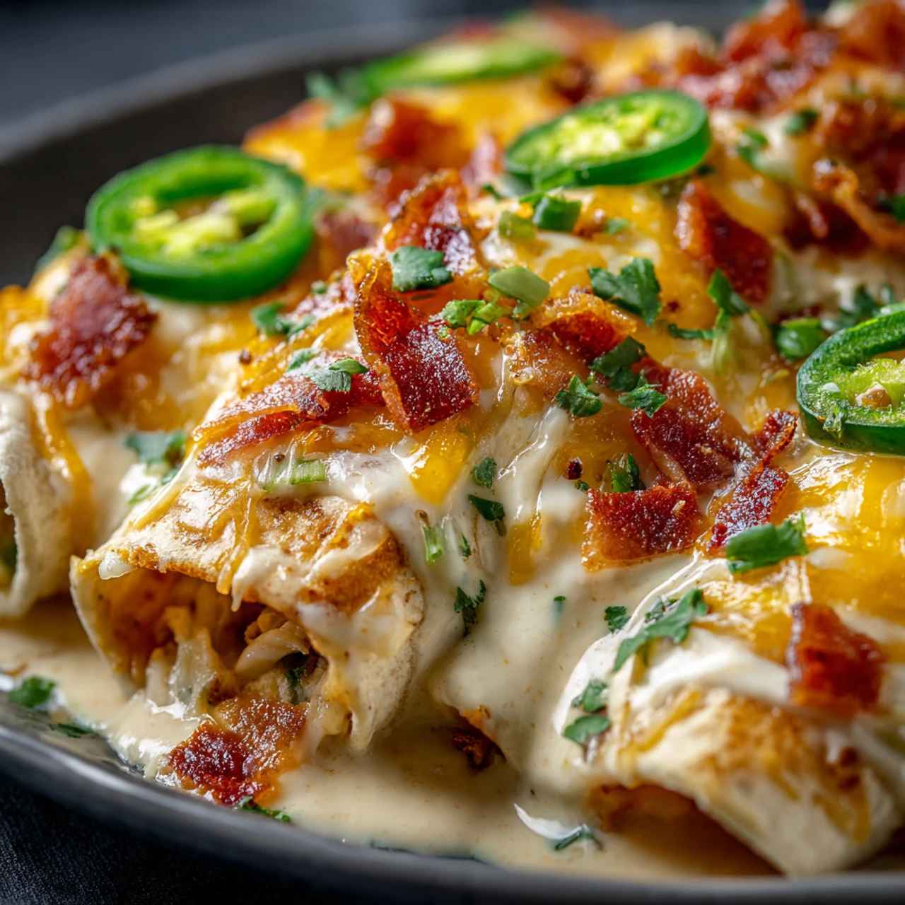 Jalapeño Popper Cheesy Chicken Enchiladas Jalapeo Popper Cheesy Chicken Enchiladas