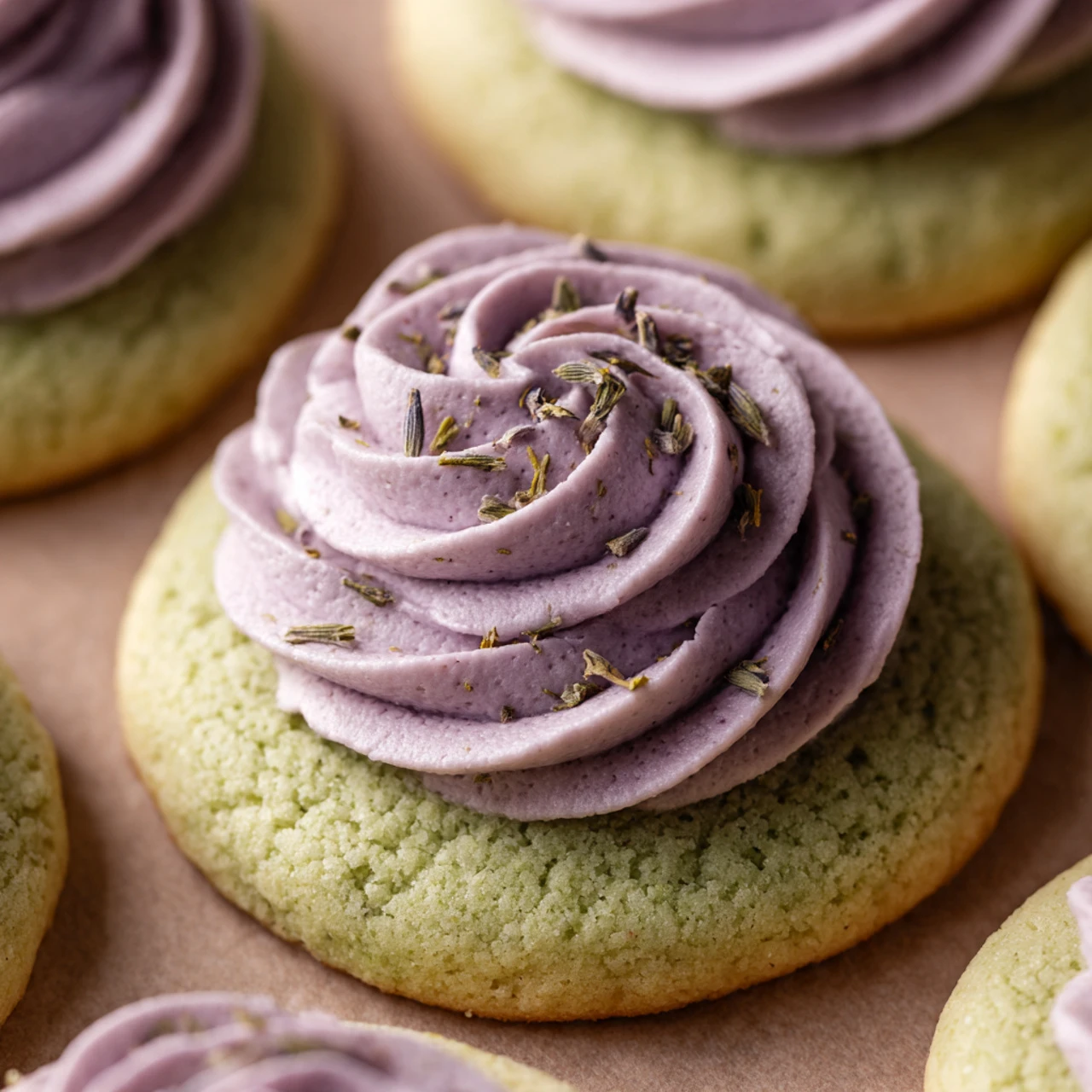 Matcha Sugar Cookies With Lavender Frosting – Elegant & Unique Matcha Sugar Cookies Lavender Frosting Elegant Unique