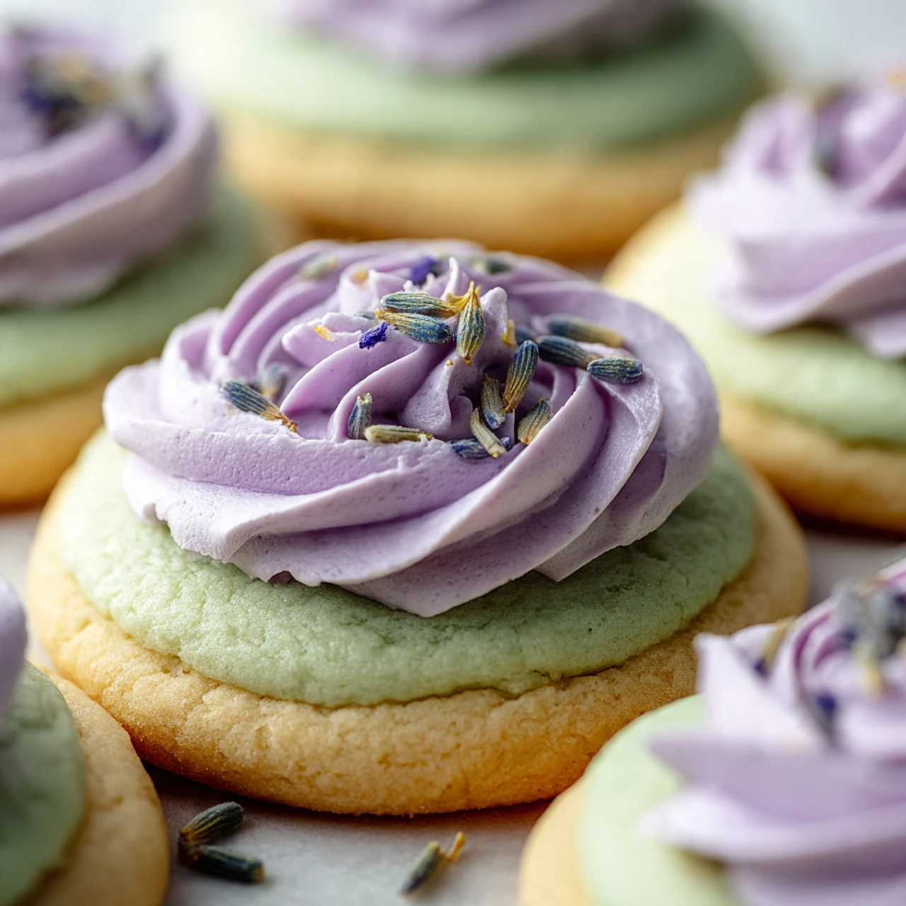 Matcha Sugar Cookies With Lavender Frosting – Elegant & Unique Matcha Sugar Cookies Lavender Frosting Elegant Unique