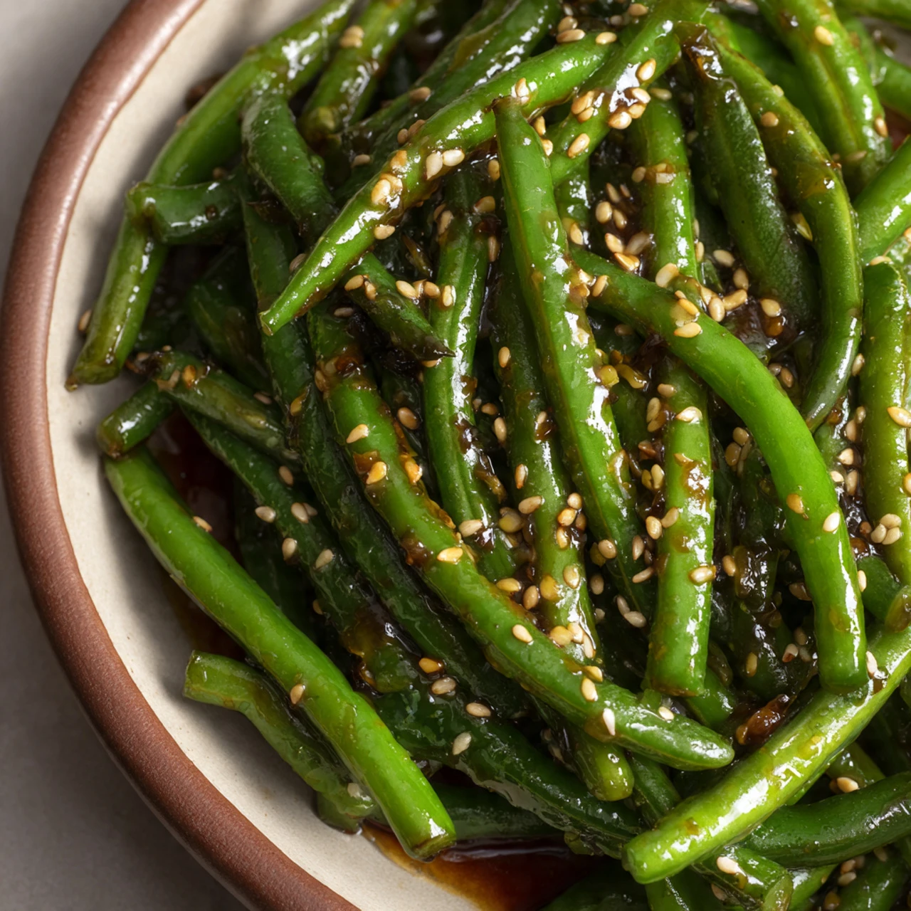 Miso Green Beans Miso Green Beans