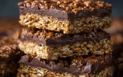 No Bake Chocolate Oatmeal Bars