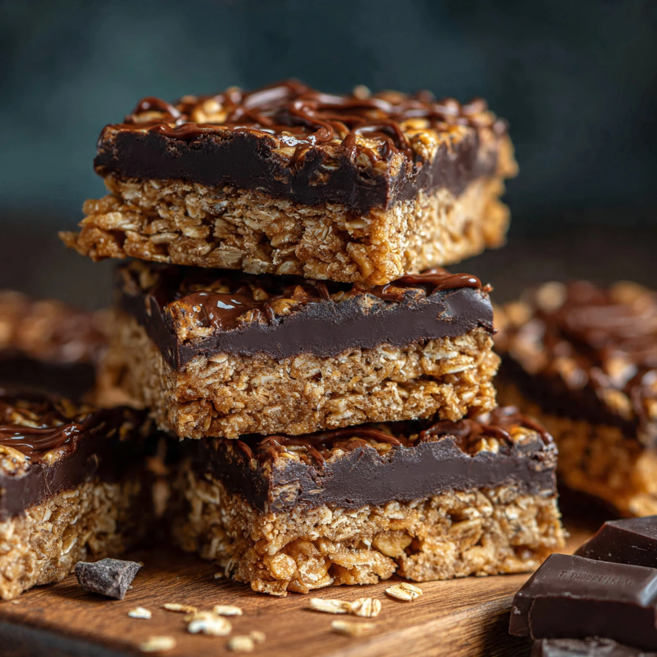 No Bake Chocolate Oatmeal Bars Bake Chocolate Oatmeal Bars