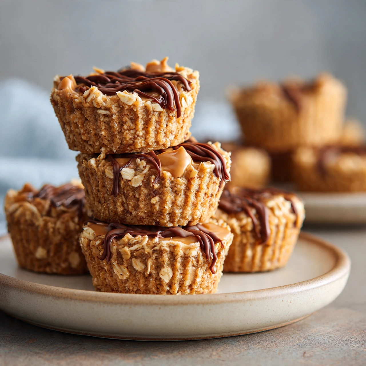 No-Bake Peanut Butter Oat Cups Nobake Peanut Butter Oat Cups