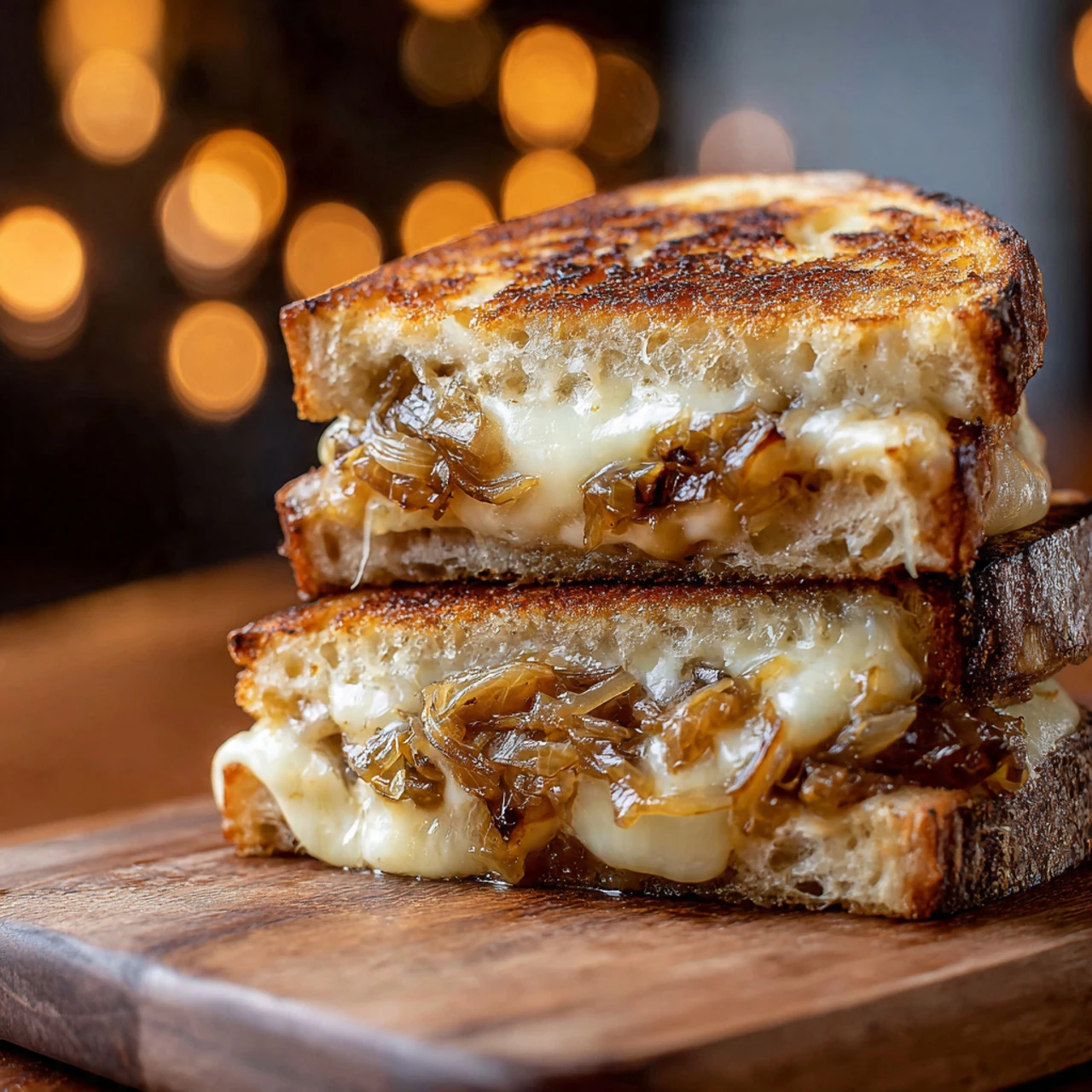 Pear & Apple Grilled Cheese With Caramelized Onions Pear Apple Grilled Cheese Caramelized Onions