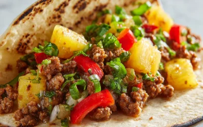 Pineapple Turkey Tacos