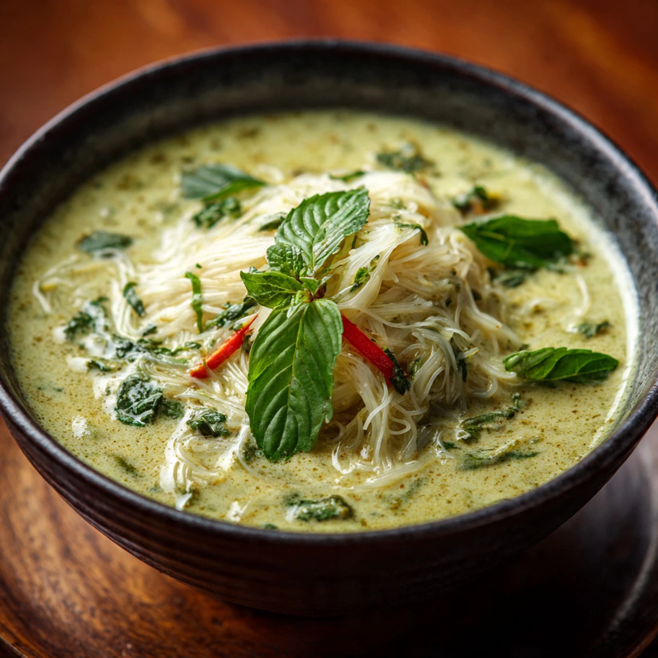 Quick Thai Green Curry Soup Thai Green Curry Soup