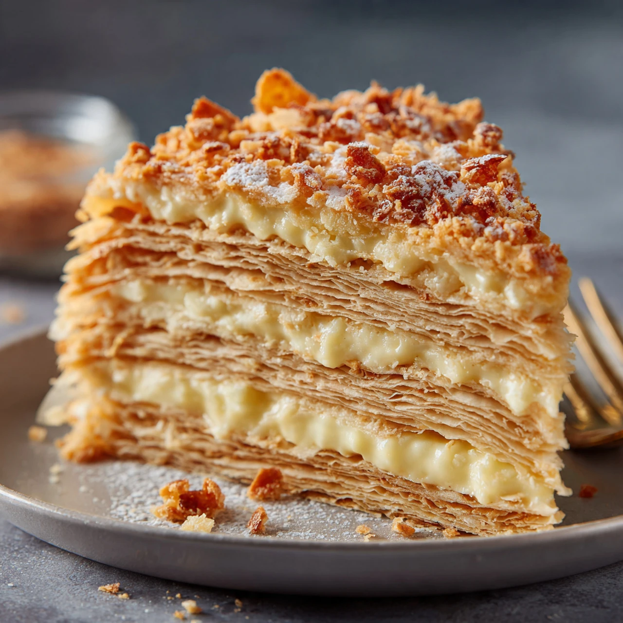 Russian Napoleon Cake – Puff Pastry Cake