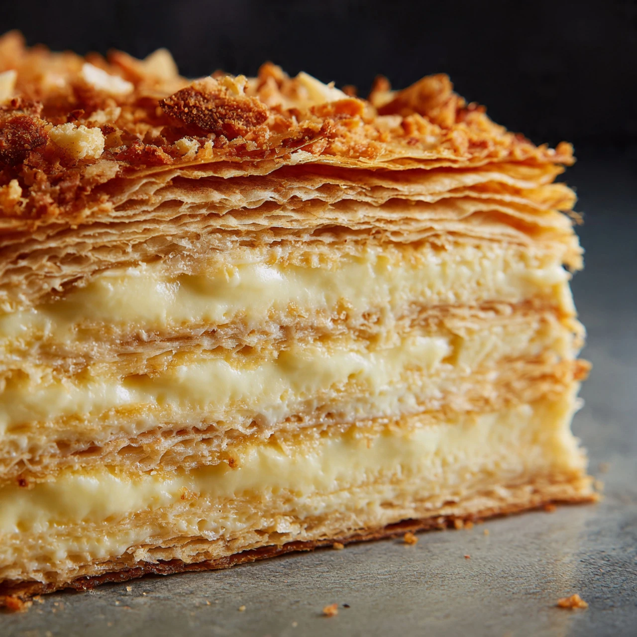 Russian Napoleon Cake – Puff Pastry Cake Russian Napoleon Cake Puff Pastry