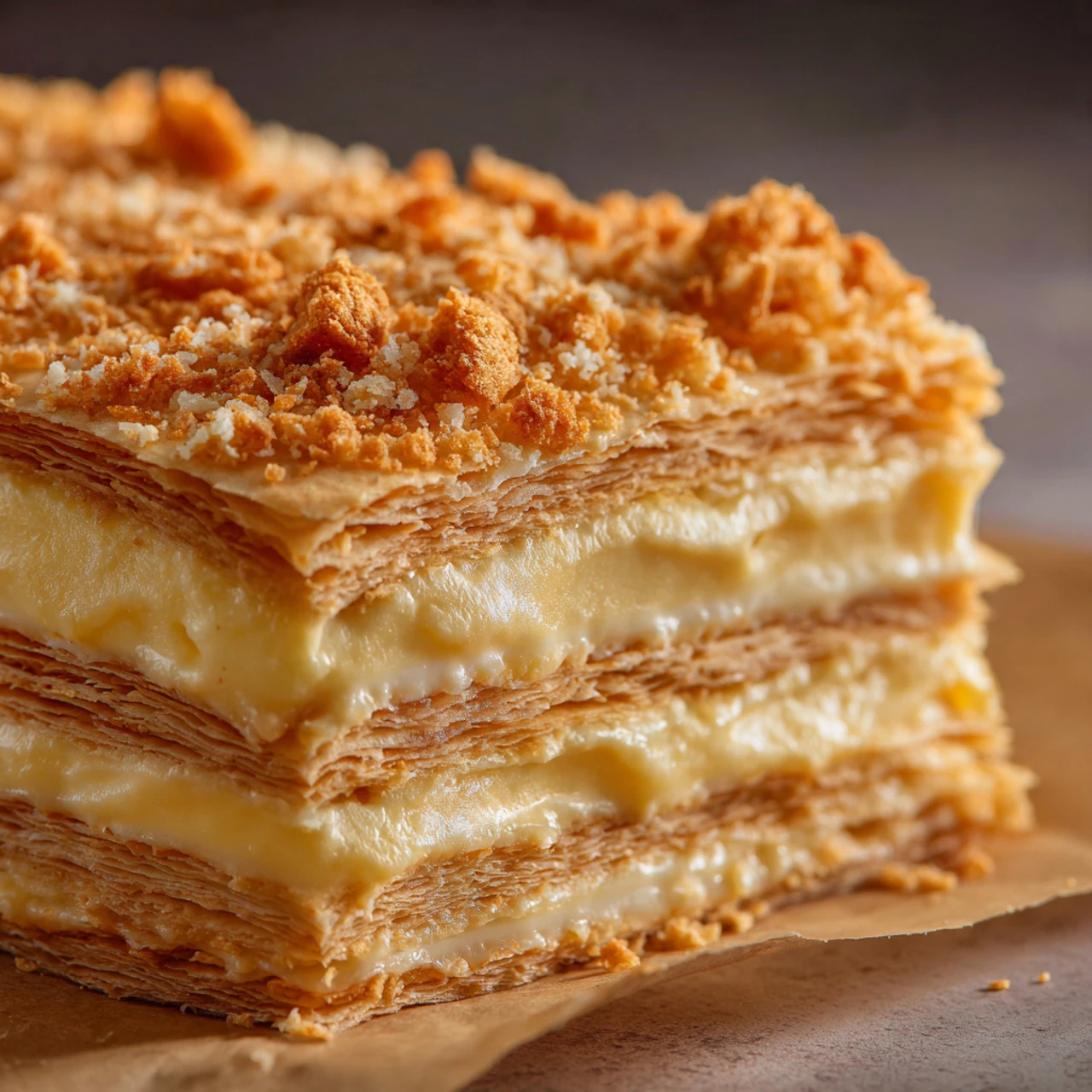 Russian Napoleon Cake – Puff Pastry Cake Russian Napoleon Cake Puff Pastry