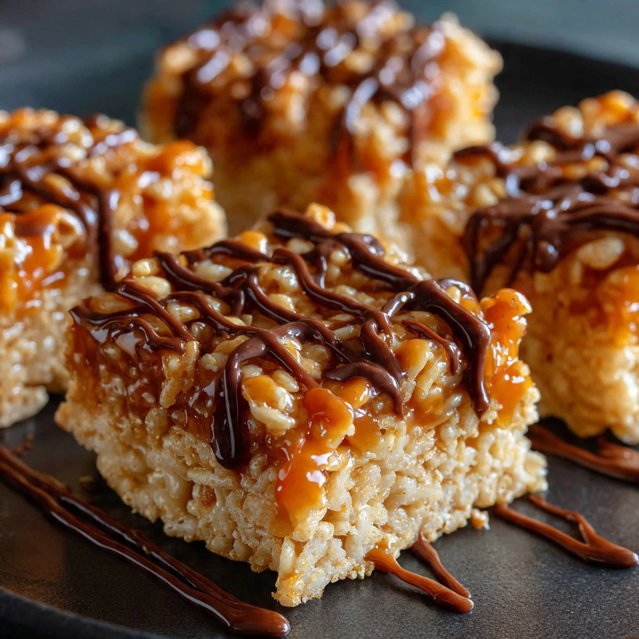 Samoa (caramel Delite) Rice Krispie Treats Samoa Caramel Delite Rice Krispie Treats