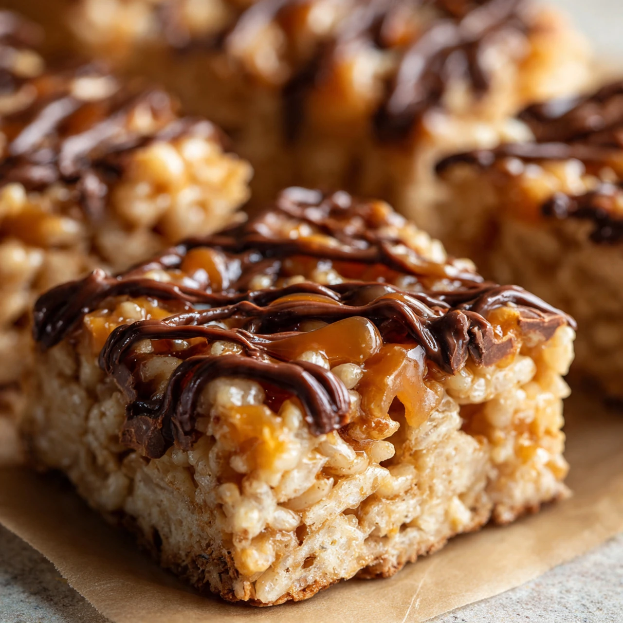 Samoa (caramel Delite) Rice Krispie Treats Samoa Caramel Delite Rice Krispie Treats