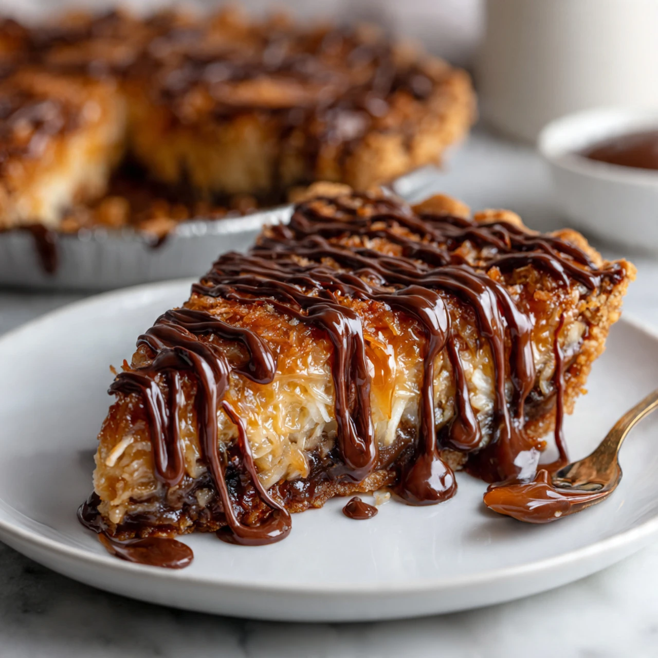 Samoas Cookie Pie Samoas Cookie Pie