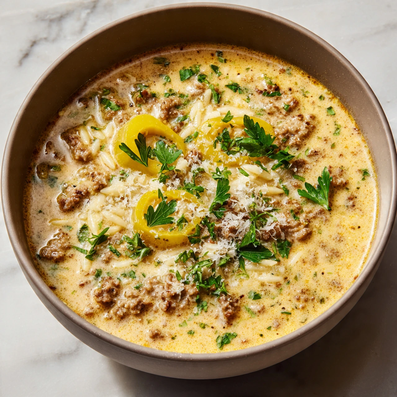 Savory Cheese Stuffed Banana Peppers Soup Savory Cheese Stuffed Banana Peppers Soup