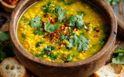 Simple Thai Coconut Red Lentil Soup – For Cozy Nights