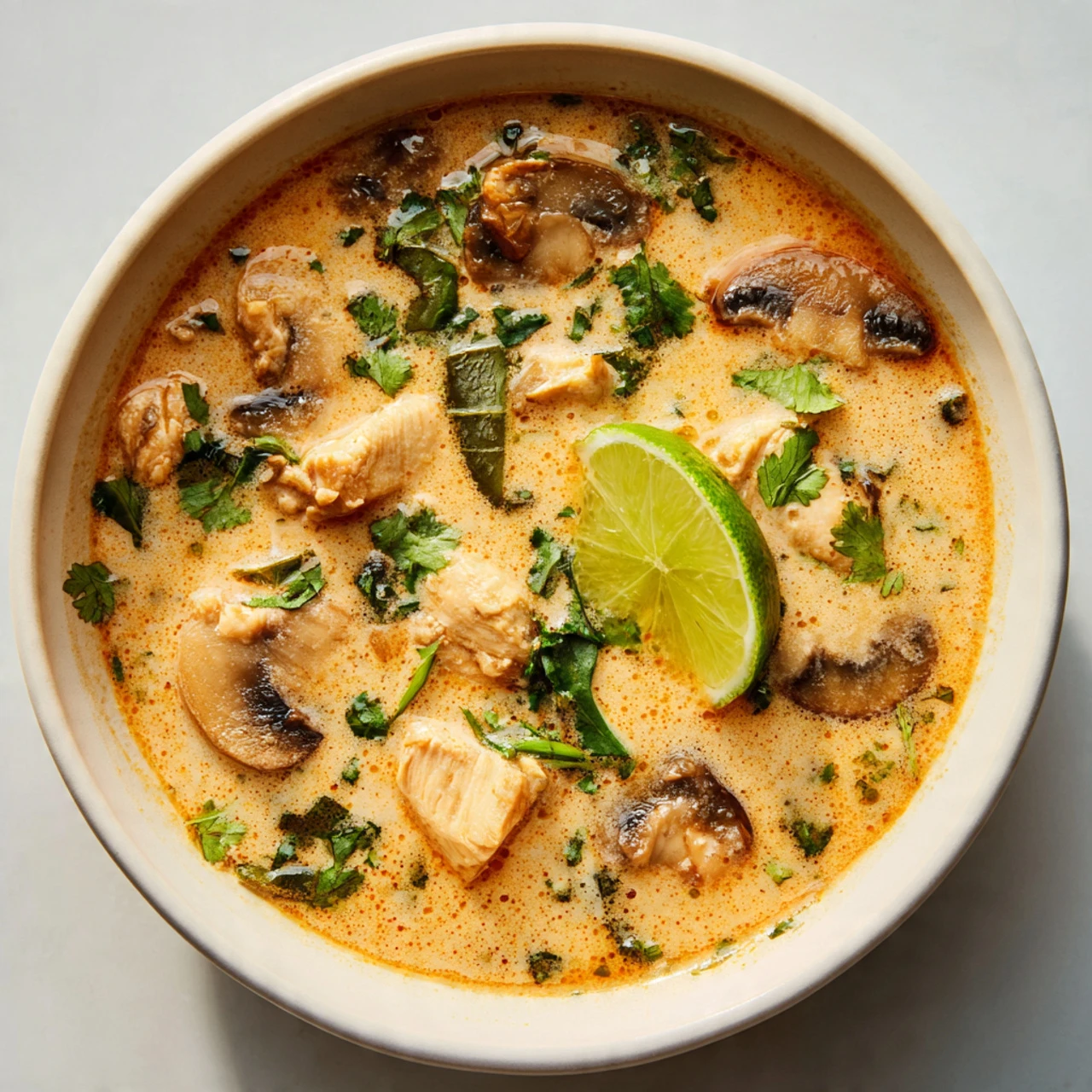 Slow Cooker Tom Kha Gai Thai Coconut Chicken Soup Slow Cooker Tom Kha Gai Thai Coconut